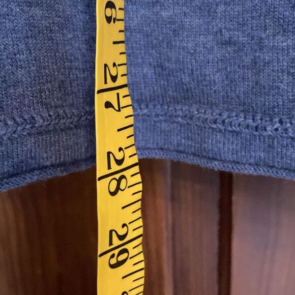 Selected Homme Men’s Tight Knit 100% Organic Cotton Blue Pullover Sweater Size M - Picture 4 of 8